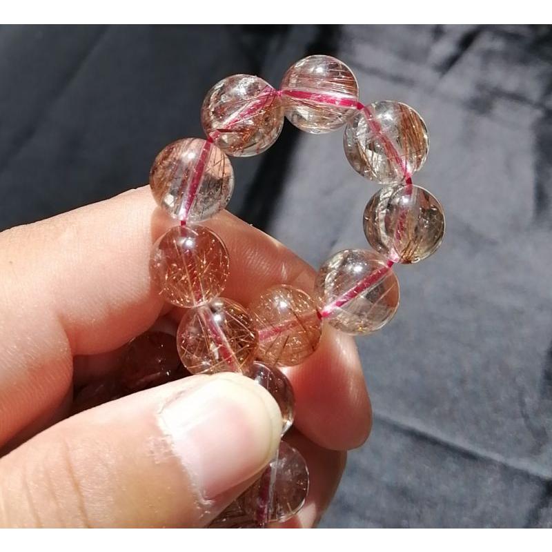 直営限定アウトレット 京海堂１２ミリ イチオシ 一点物 レッドルチル