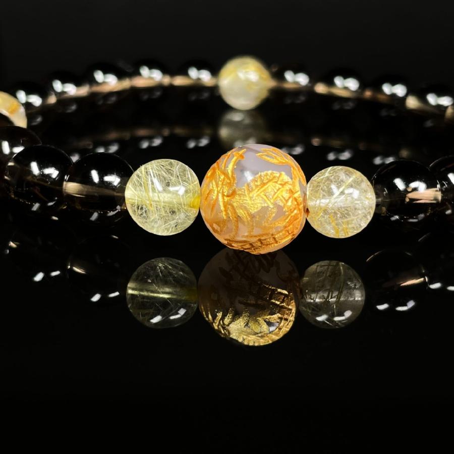 大地とのエネルギーを繋げる 皇帝龍 ドラゴンアゲート ゴールドルチル