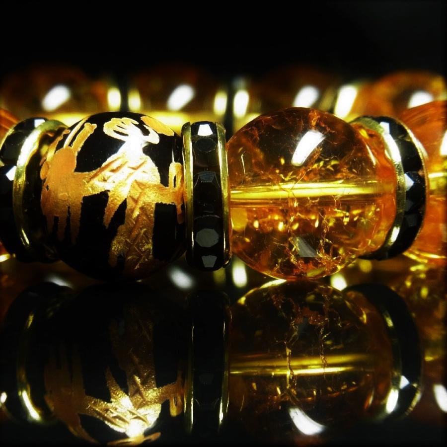 金彫皇帝龍オニキス×オニキス×ゴールドルチル数珠ブレスレット　１４ｍｍ 楽天市場】金彫り五本爪皇帝龍 水晶 16mm ゴールドロンデル
