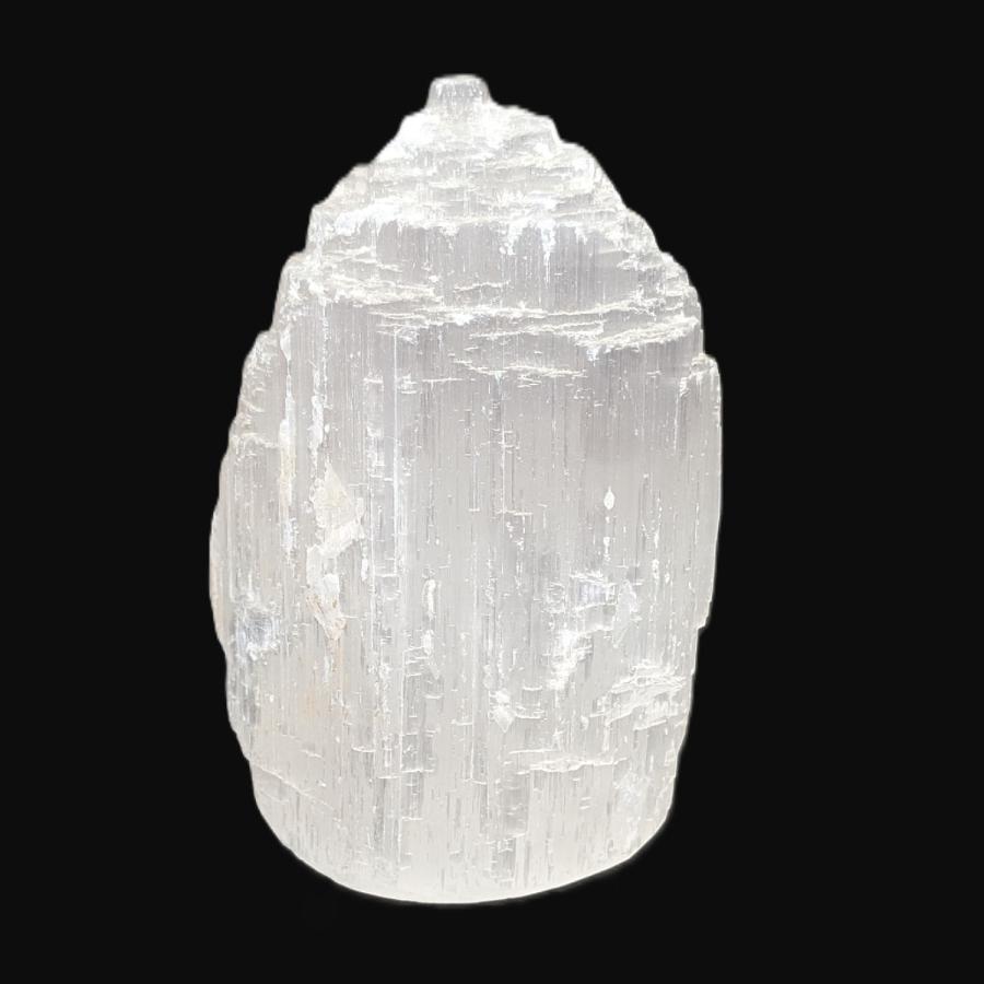 セレナイト 原石 タワー 46 0g Sel2ジプサム 潜在的な意識を引き出す