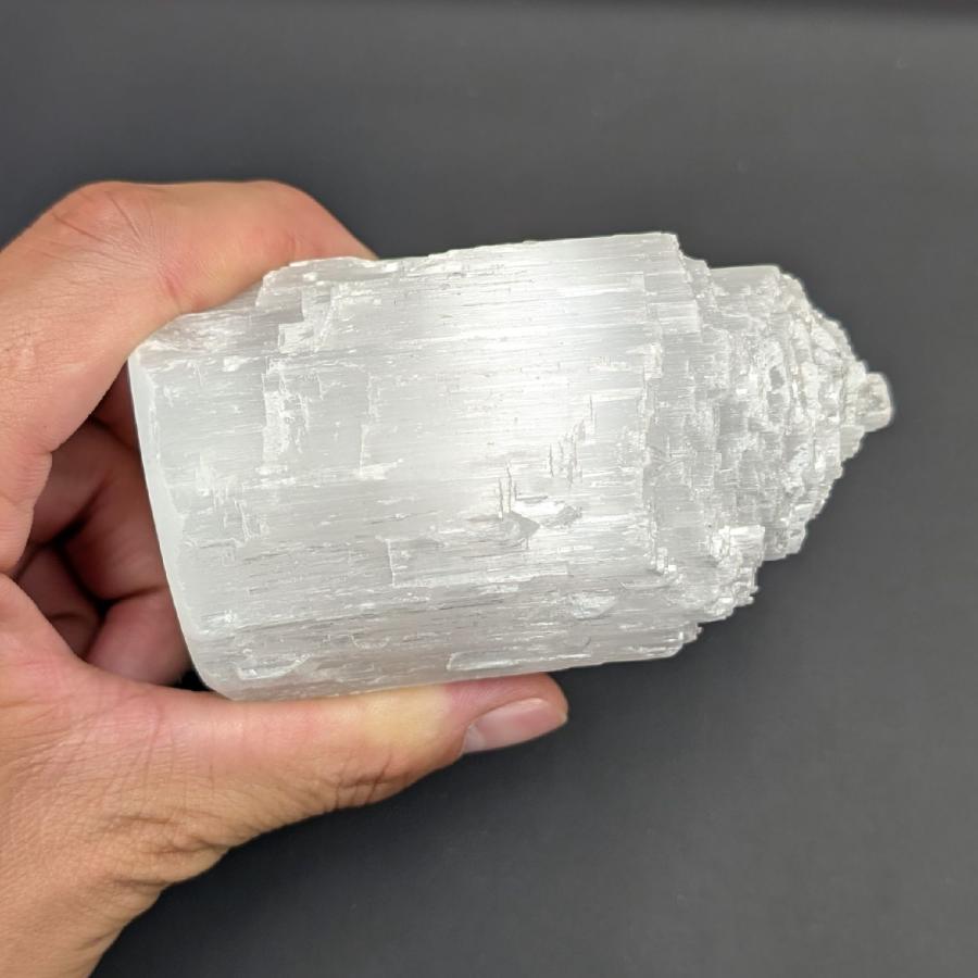 セレナイト 原石 タワー 46 0g Sel2ジプサム 潜在的な意識を引き出す