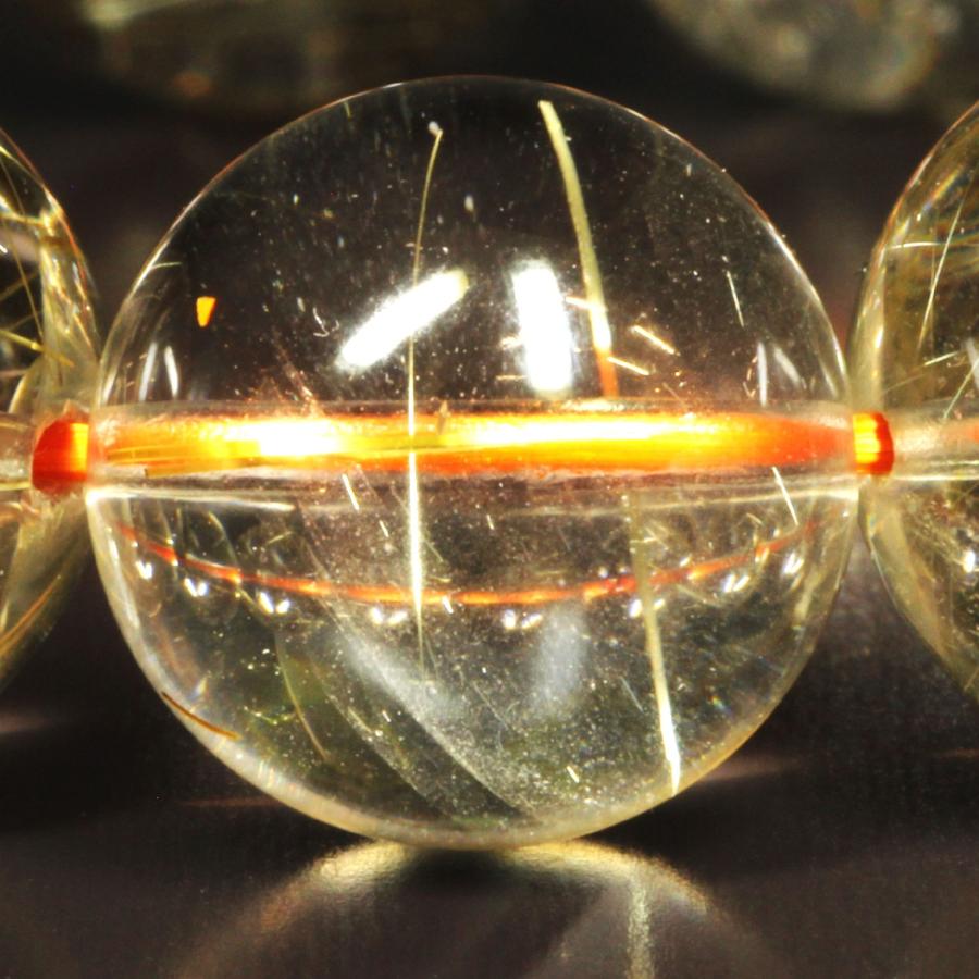 一点物【優しい金糸が美しい】 ゴールドルチル 粒売り 10ミリ 水晶のお守り