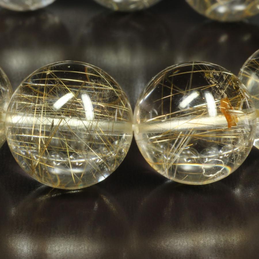 シルバールチル ブレスレット 虹入り銀針水晶 16ミリ 一点物 SiR19  【開運セット】 動画有 お守り   プレゼントの画像