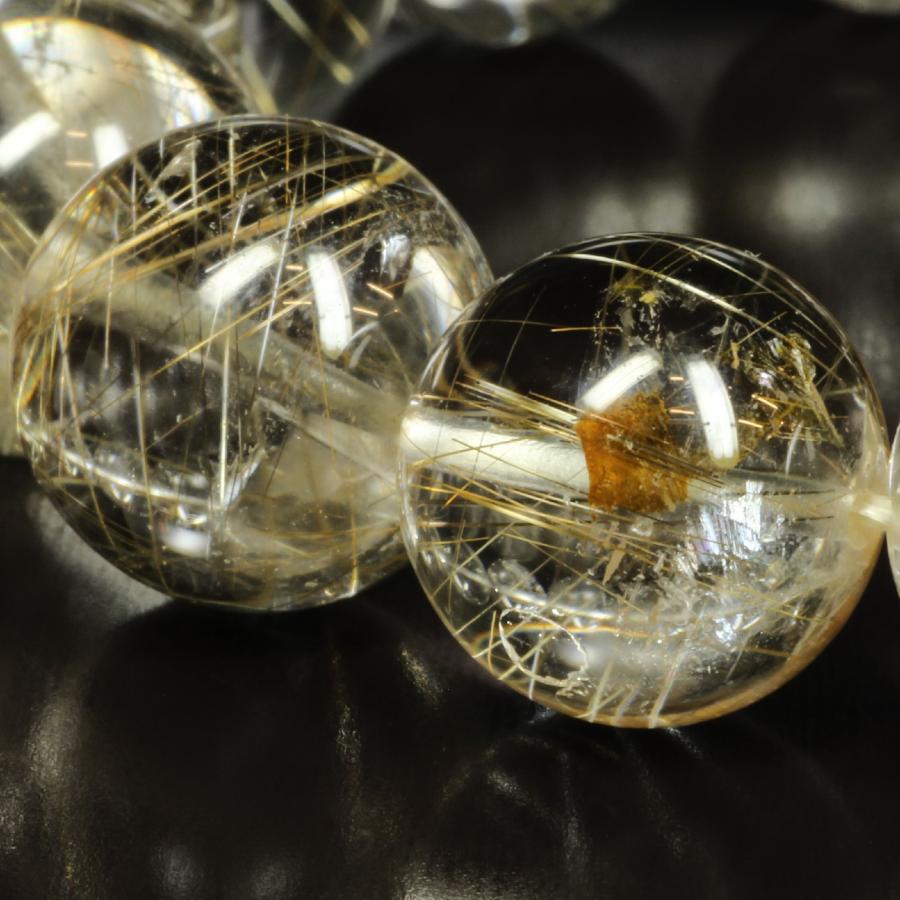 シルバールチル ブレスレット 虹入り銀針水晶 16ミリ 一点物 SiR19  【開運セット】 動画有 お守り   プレゼントの画像