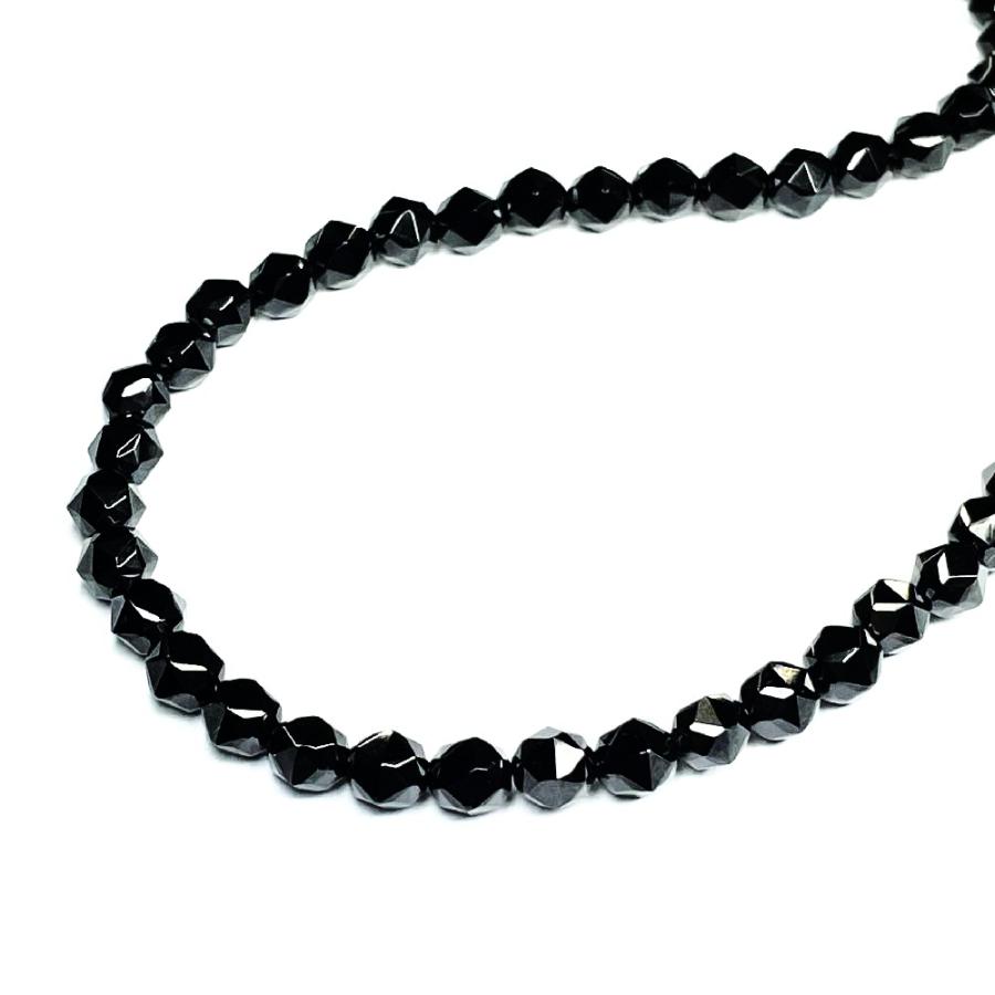 キラキラと美しく輝く!! スターカットスピネル ネックレス 5mm プロ