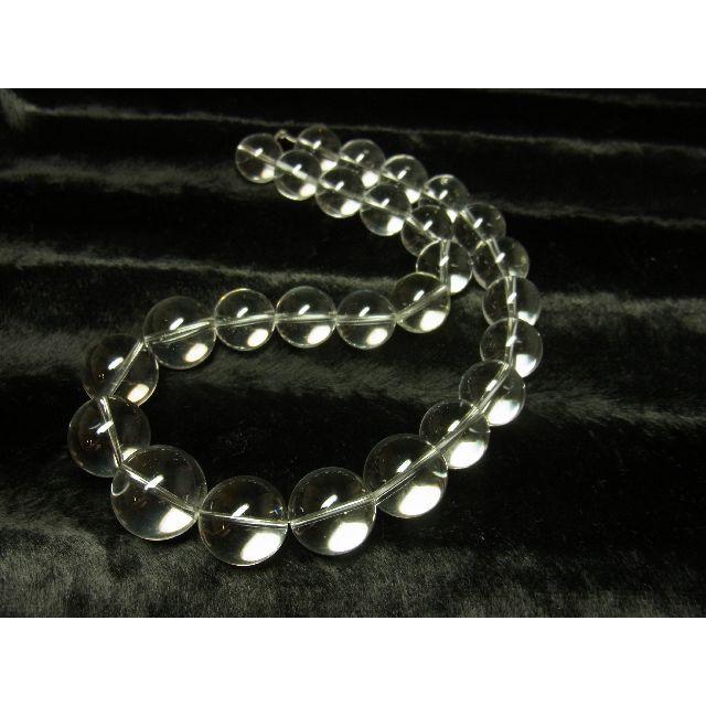 20 mm珠 18 mm珠 を使用 開運 天然石 本水晶 クリスタル ネックレス