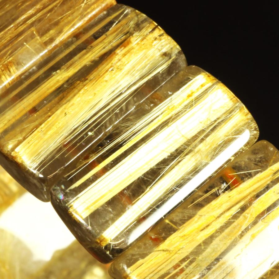 タイチンルチル バングル 圧倒する存在感 23mm 89g 一点物 TB23 【開運セット】 動画有 お守り効果   プレゼントの画像