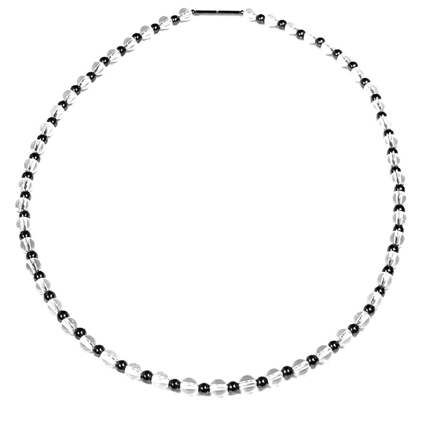 お洒落に決まりますテラヘルツ 本水晶 クリスタル 鉱石 ネックレス TBn