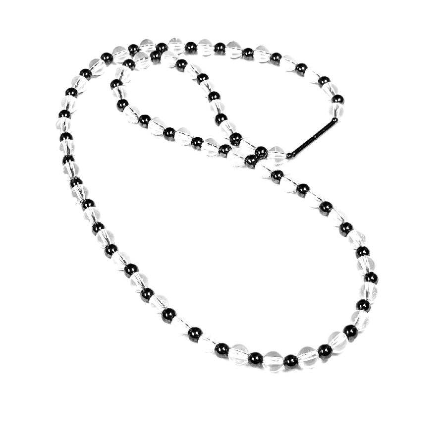 お洒落に決まりますテラヘルツ 本水晶 クリスタル 鉱石 ネックレス TBn