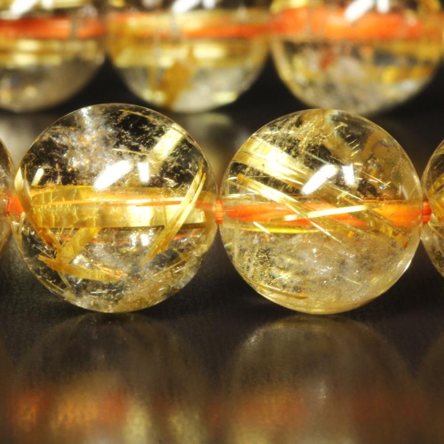 タイチンルチル ブレスレット 黄金オーラが半端ない 11ミリ 一点物 TPr3 【大開運セット】 お守り ギフト   プレゼントの画像
