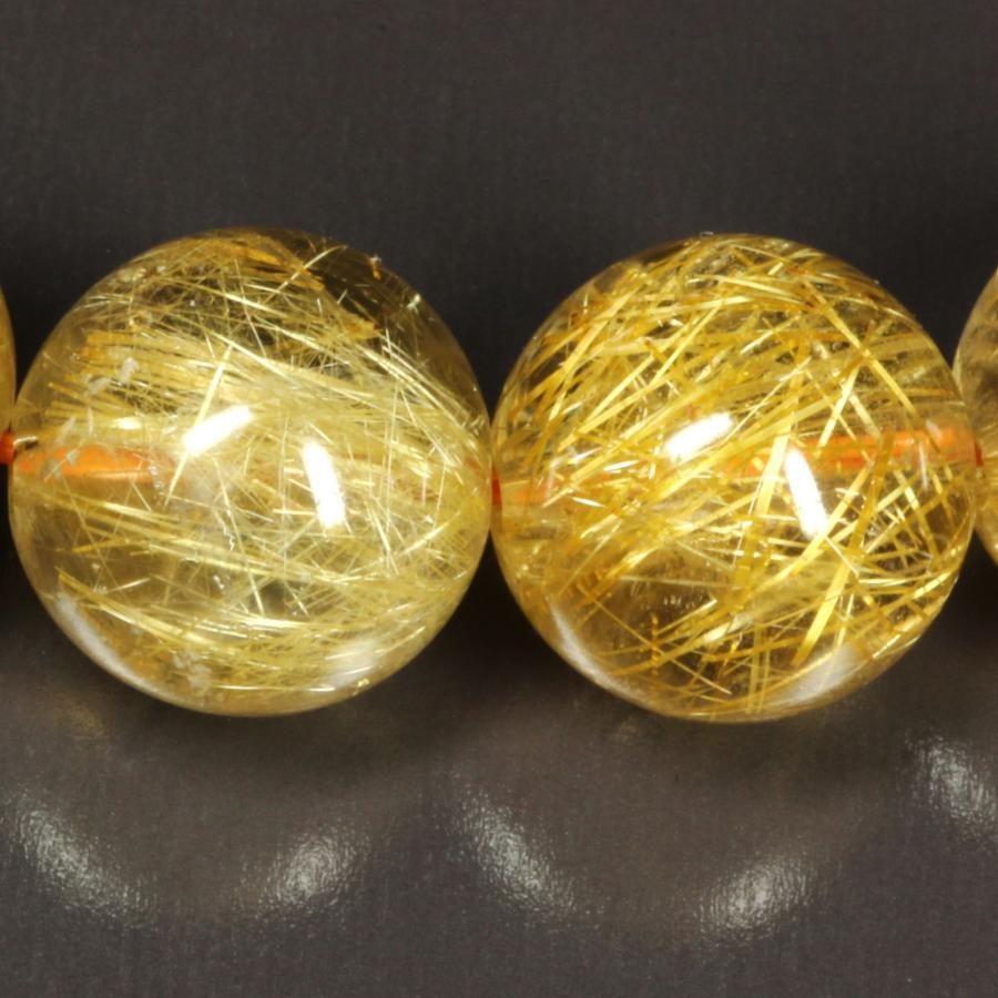 タイチンルチル ブレスレット 極太金針の輝きがすごい 10ミリ 一点物 TPr6 【大開運セット】 お守り   プレゼントの画像