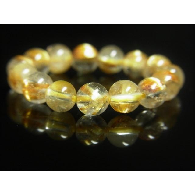 お勧め 一点物 タイチンルチル リング 金針水晶 指輪 最強金運 5ミリ TRI13 メンズ レディース 誕生日の画像
