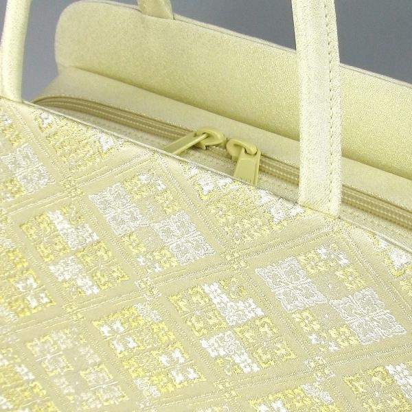 京都西陣　持ち手佐賀錦 　高級仕立て　収納力　利休バッグ 京都西陣持ち手佐賀錦 高級仕立て収納力利休バッグ