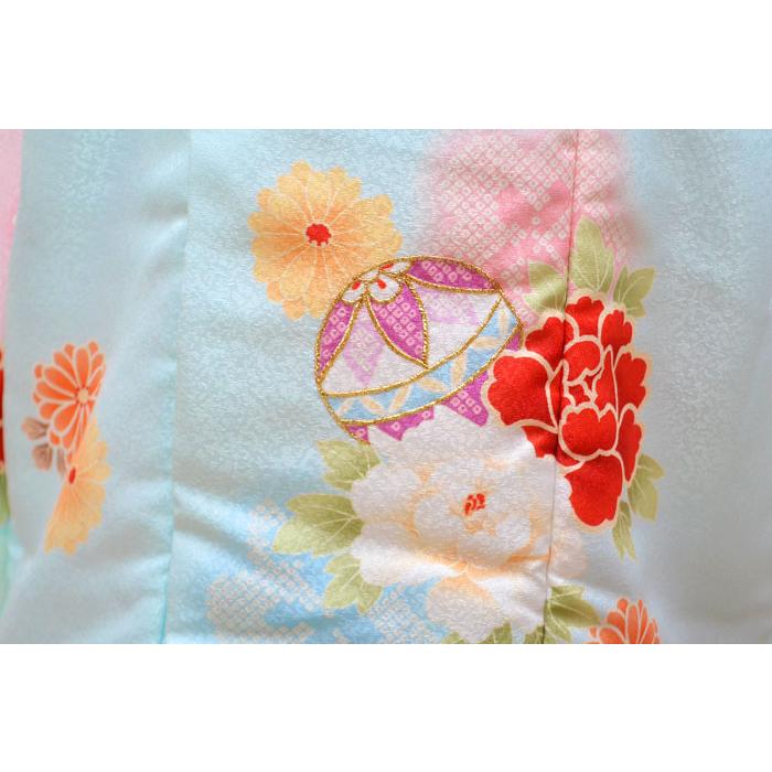 りんこ/七五三 着物 ハンドメイド　うさぎ柄　女の子 被布 被布 七五三◇被布◇正絹絞り【うさぎ柄】 – 和工房あき