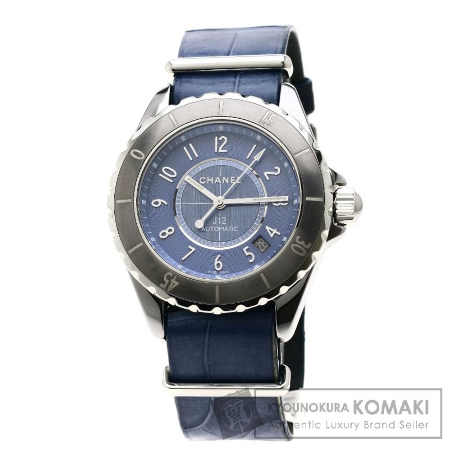 Chanel シャネル H4338 J12 メンズ 高級品 チタン 腕時計 セラミック