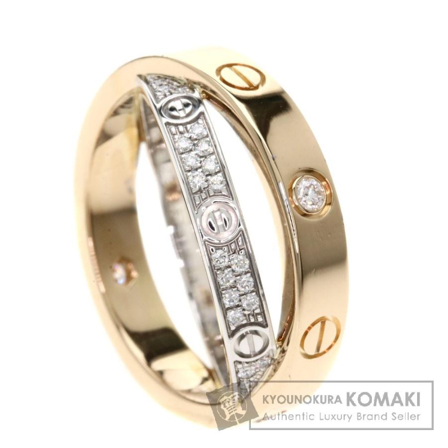 Cartier カルティエ ラブリング パヴェダイヤモンド リング 指輪 K18ピンクゴールド レディース 中古 ブランド京の蔵小牧 通販 Yahoo ショッピング