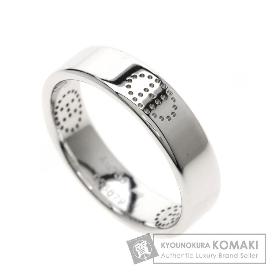 保証書付 中古 メンズ K18ホワイトゴールド リング 指輪 エリプス エルメス メンズアクセサリー