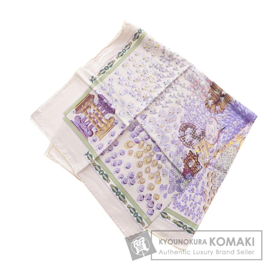 HERMES エルメス カレ90 RENCONTRE OCEANE スカーフ シルク レディース  