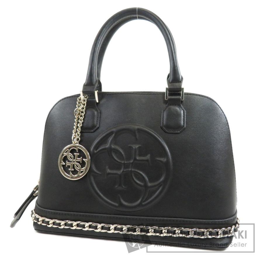 GUESS Guess ゲス ロゴマーク ハンドバッグ レザー レディース GUESS Guess ゲス ロゴマーク ハンドバッグ レザー レディース
