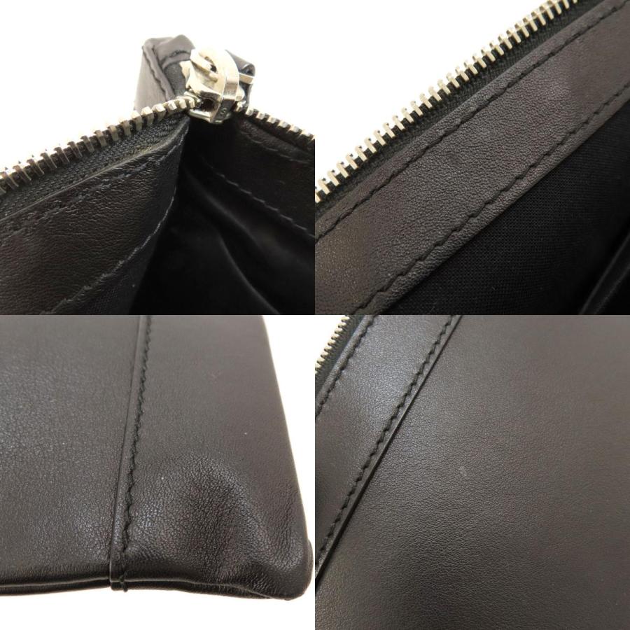 BALENCIAGA（バレンシアガ） 373834 ロゴ クラッチバッグ レザー