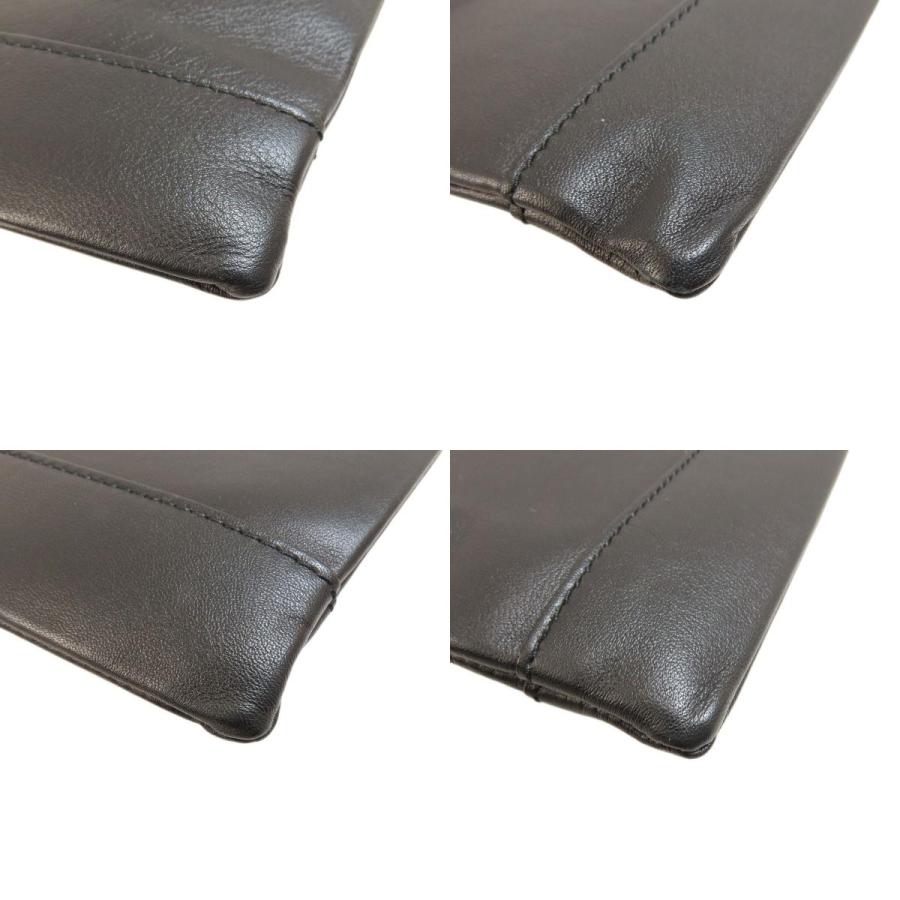 BALENCIAGA（バレンシアガ） 373834 ロゴ クラッチバッグ レザー