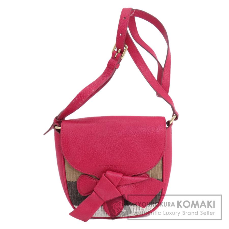 BURBERRY（バーバリー） ミニ クロスボディ ショルダーバッグ レザー