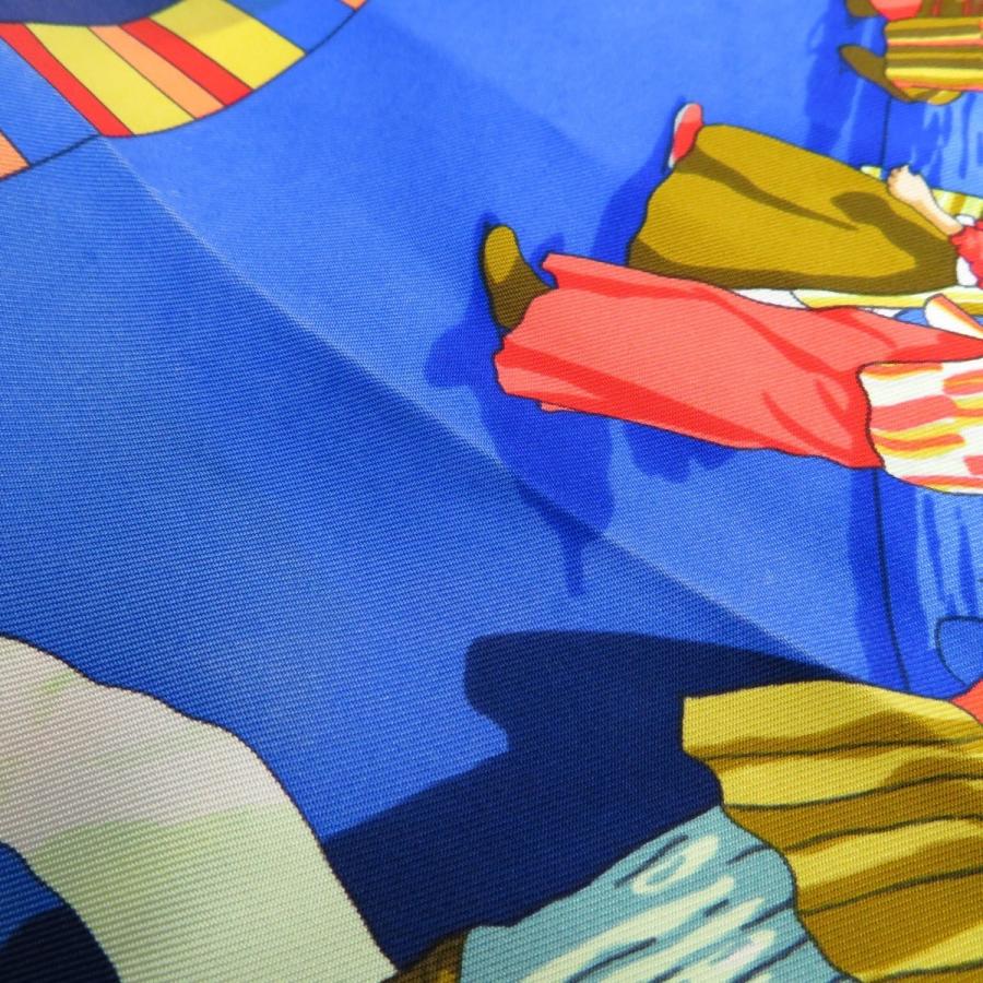 HERMES エルメス カレ90 PRIERES AU VENT スカーフシルク レディース  