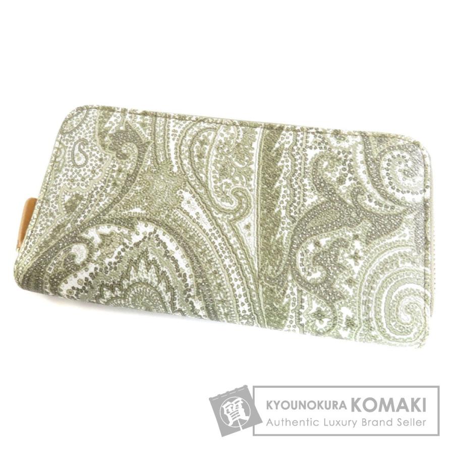 ETRO エトロ ペイズリー柄 長財布（小銭入れあり）PVC レディース 中古 