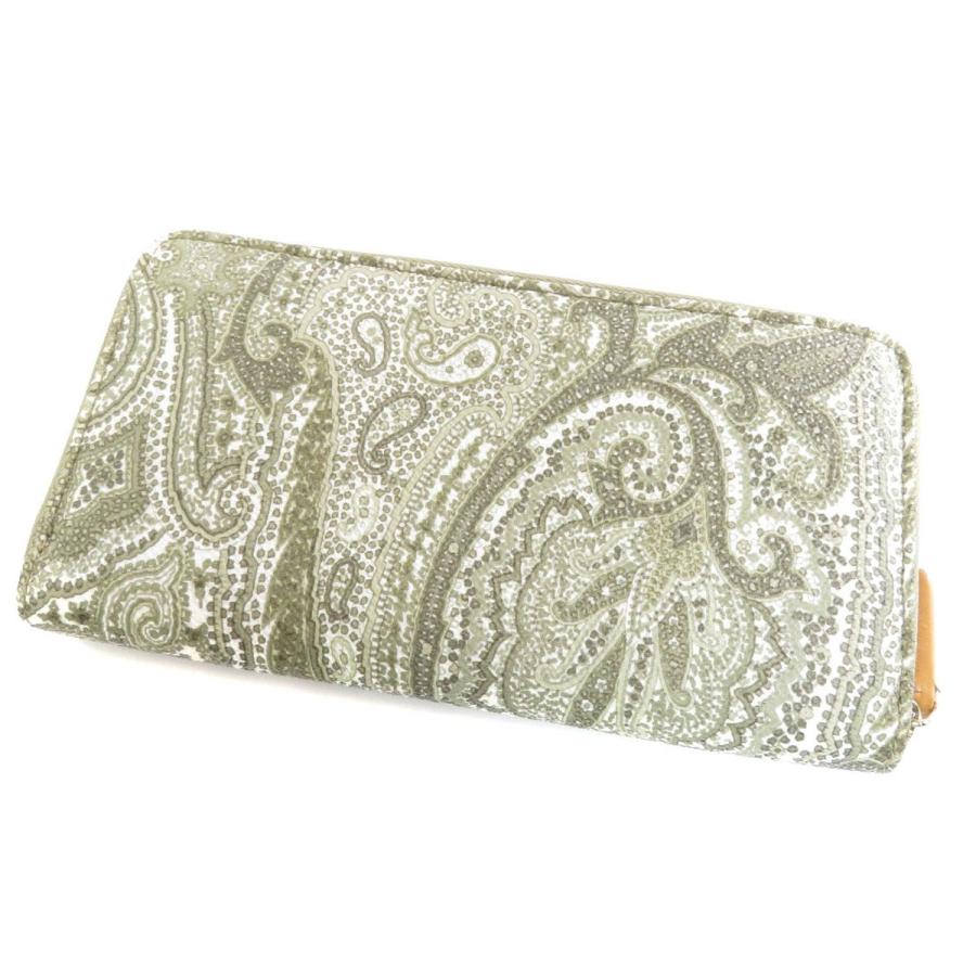 新品】ETRO エトロ 長財布 ペイズリー柄 ホワイト