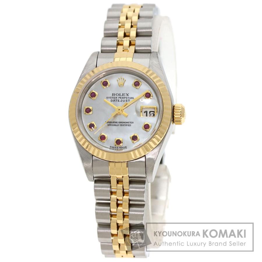 ROLEX（ロレックス） 79173NGR デイトジャスト 10P ルビー 腕時計