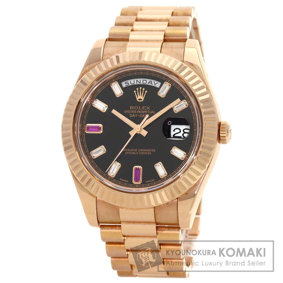ROLEX（ロレックス） 218235BG デイデイト2 ダイヤモンド 2Pルビー