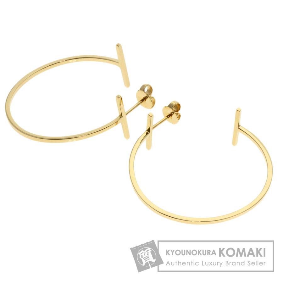 TIFFANY&Co.（ティファニー） Tワイヤー フープ ラージ ピアス K18