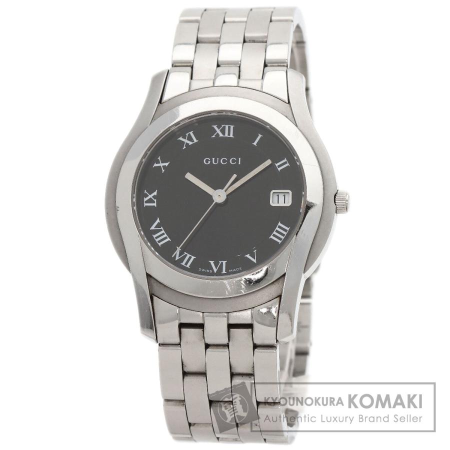 GUCCI（グッチ） 5500M ラウンドフェイス 腕時計 ステンレススチール