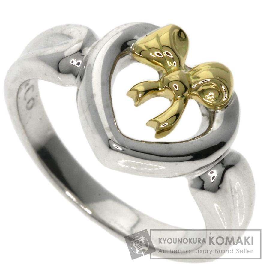 TIFFANY&Co.（ティファニー） ハートリボン リング・指輪 シルバー