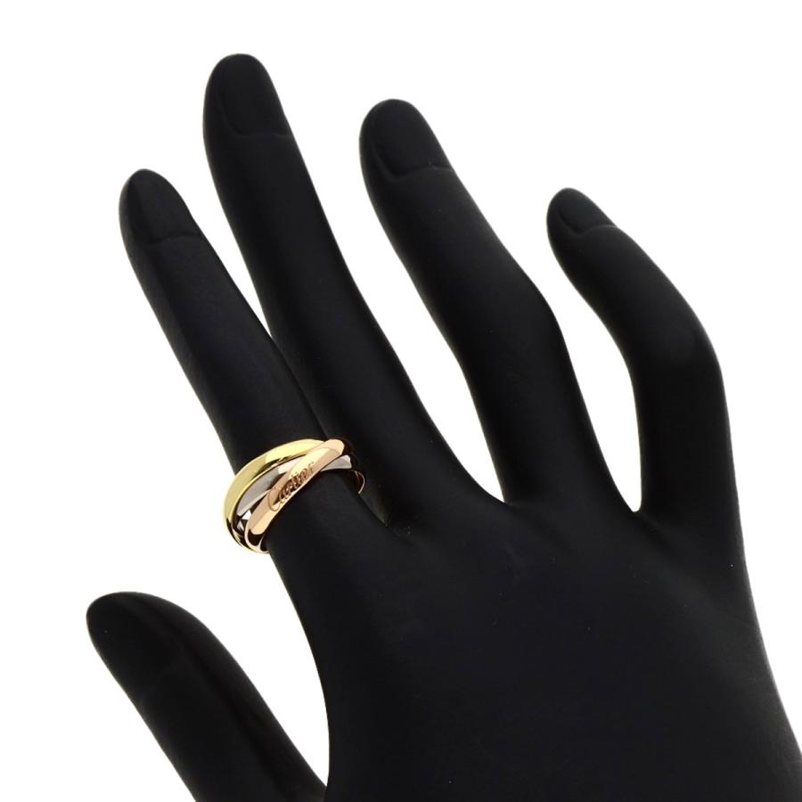 CARTIER カルティエ トリニティ SM #48 現行モデル リング・指輪 K18イエローゴールド レディース 中古_4