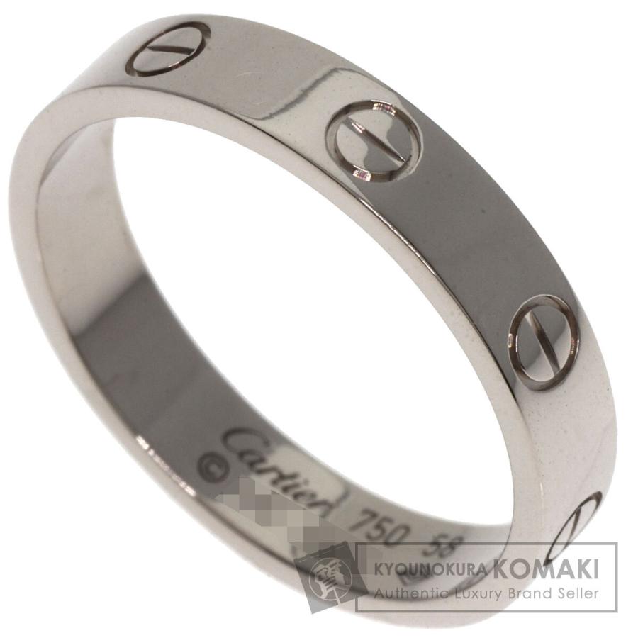 Cartier（カルティエ） ミニ ラブリング #58 リング・指輪 K18ホワイト