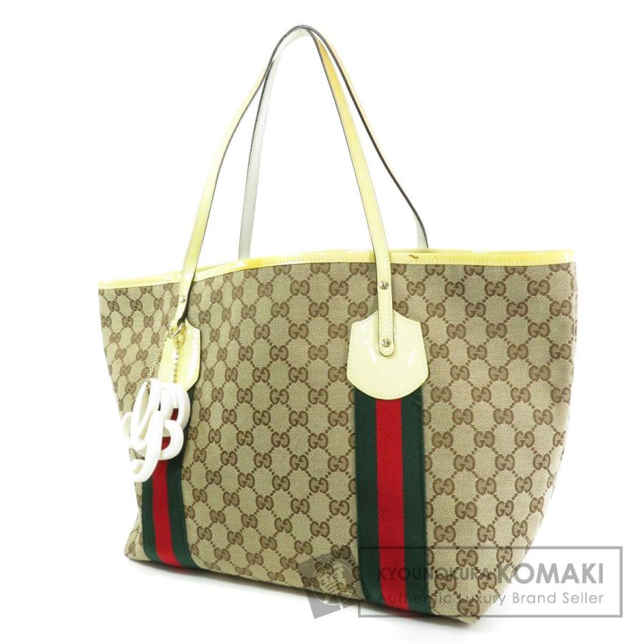 GUCCI グッチ 211970 シェリーライン トートバッグキャンバス 