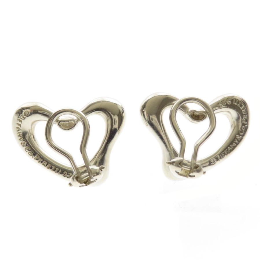 TIFFANY&Co. ティファニー オープンハート イヤリングシルバー925  