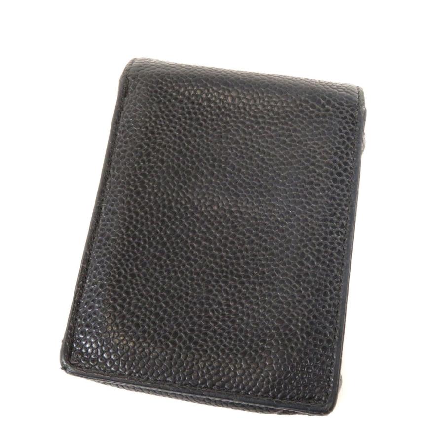 CHANEL シャネル ココマーク シガレットケースキャビアスキン  