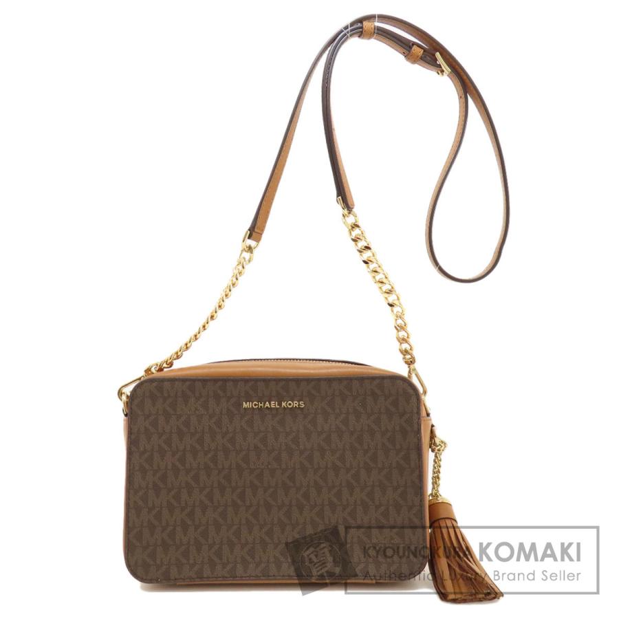 未使用 マイケルコース チェーンショルダーバッグ シグネチャー 新品 極美品 MICHAEL KORS（マイケルコース） MKシグネチャー チェーンショルダー
