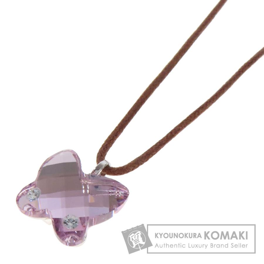 SWAROVSKI（スワロフスキー） バタフライモチーフ ネックレス 
