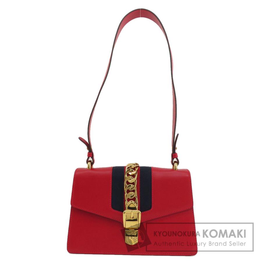 GUCCI（グッチ） 421882 シルヴィ ショルダーバッグ レザー レディース