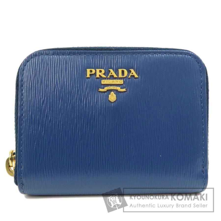 PRADA（プラダ） サフィアーノ ロゴ金具 コインケース レザー