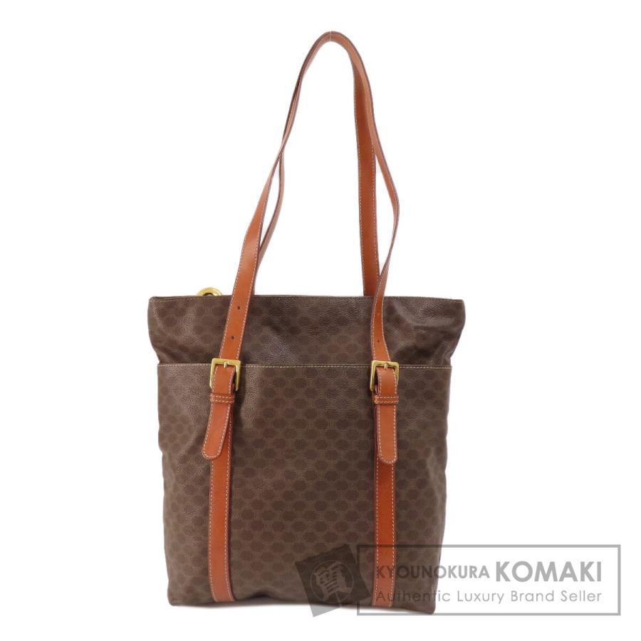 値下げ　セリーヌ　トートバック　マカダム柄 CELINE（セリーヌ） マカダム柄 トートバッグ PVC レディース 中古