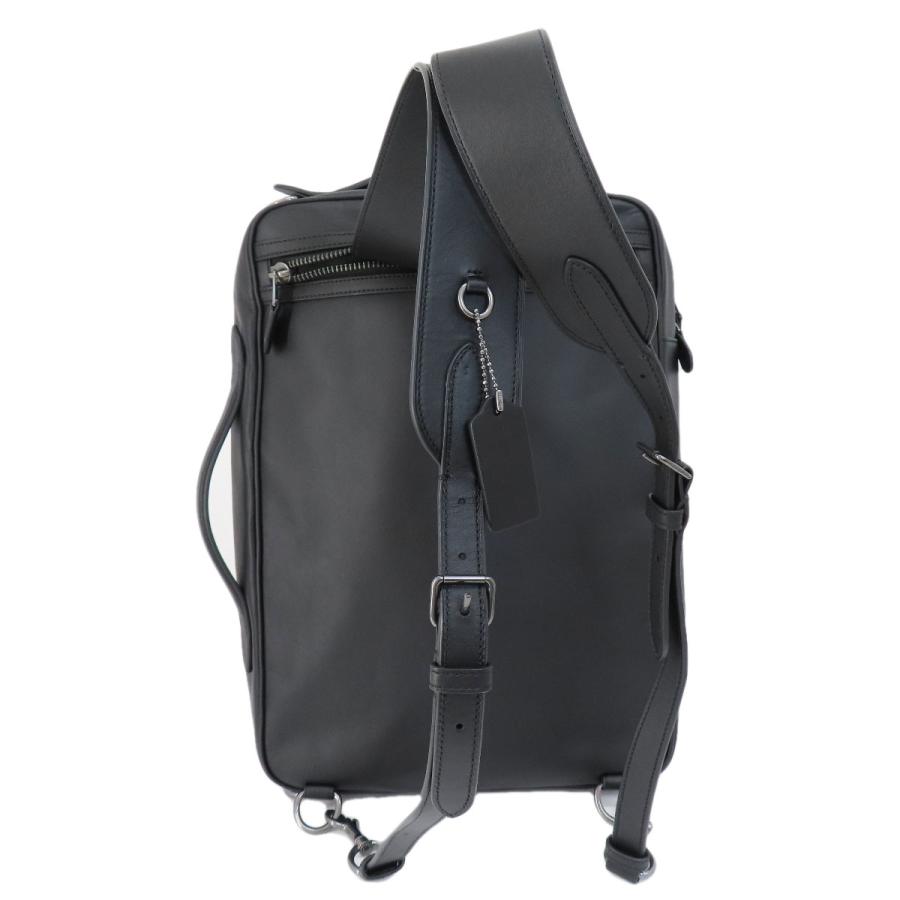 コーチ バックパック ペブルドレザー リュック　ブラック 本革 COACH（コーチ） C6877 3WAY リュック・デイパック レザー レディース