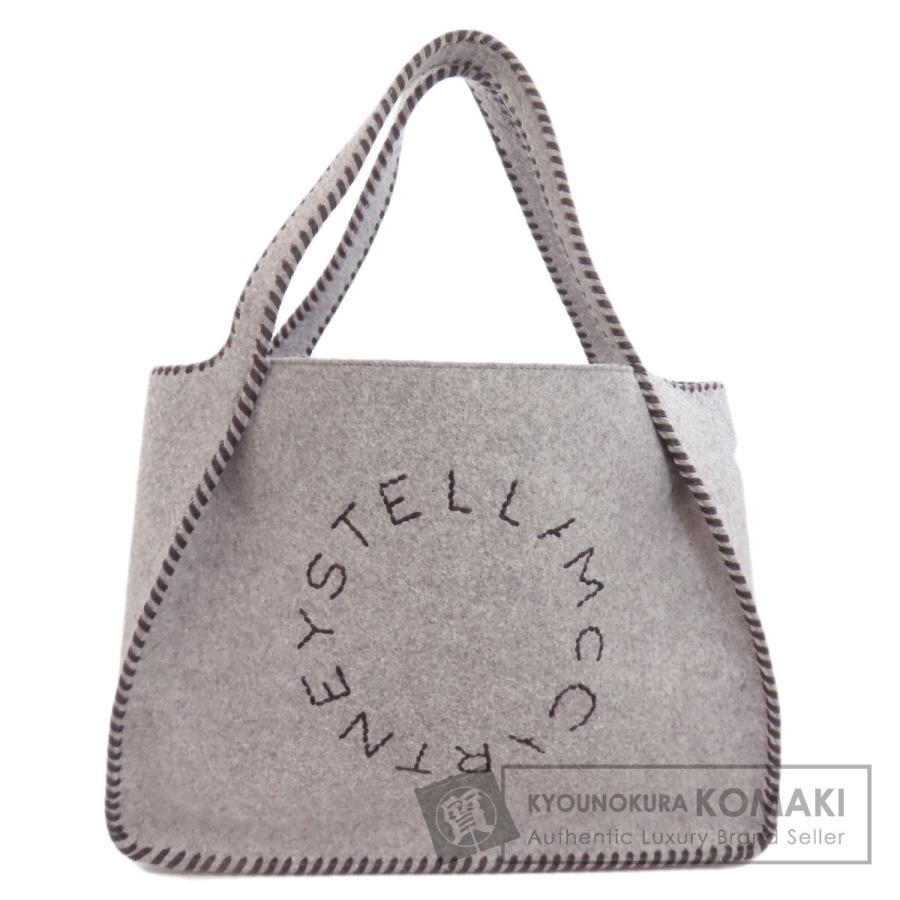 Stella McCartney ステラマッカートニー ロゴ トートバッグ フェルト 