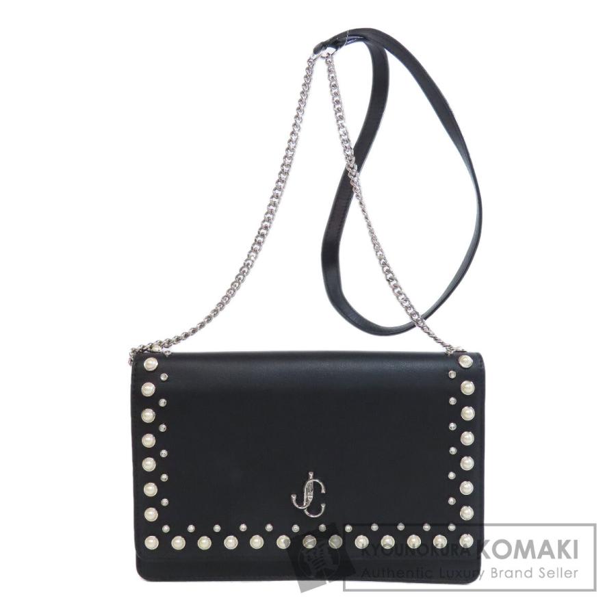 JIMMY CHOO　ジミーチュウ　スター　パレス　スタッズ　チェーンウォレット Jimmy Choo ジミーチュウ スタッズ チェーンウォレット 長財布（小銭
