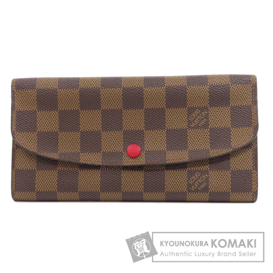 LOUIS VUITTON ルイヴィトン M60697 ポルトフォイユ・エミリー 長財布（小銭入れあり） モノグラムキャンバス レディース [中古] LOUIS VUITTON（ルイ・ヴィトン） M60697 ポルトフォイユ・エミリー 長