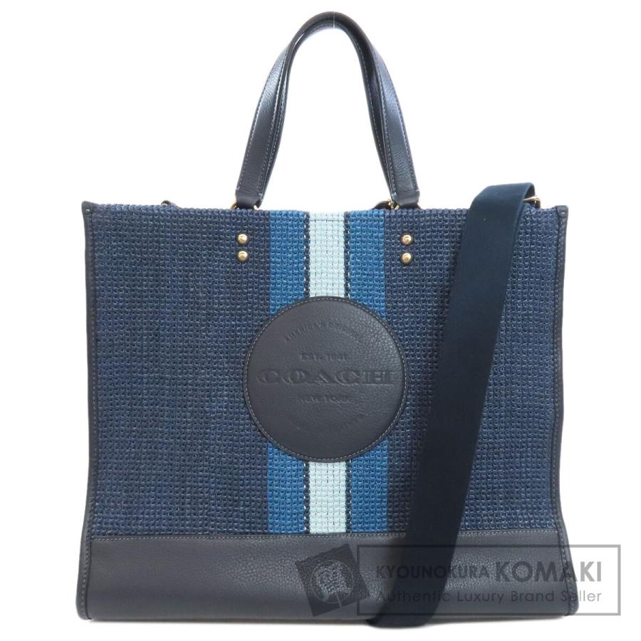COACH（コーチ） CA593 デンプシー 2WAY トートバッグ ストロー