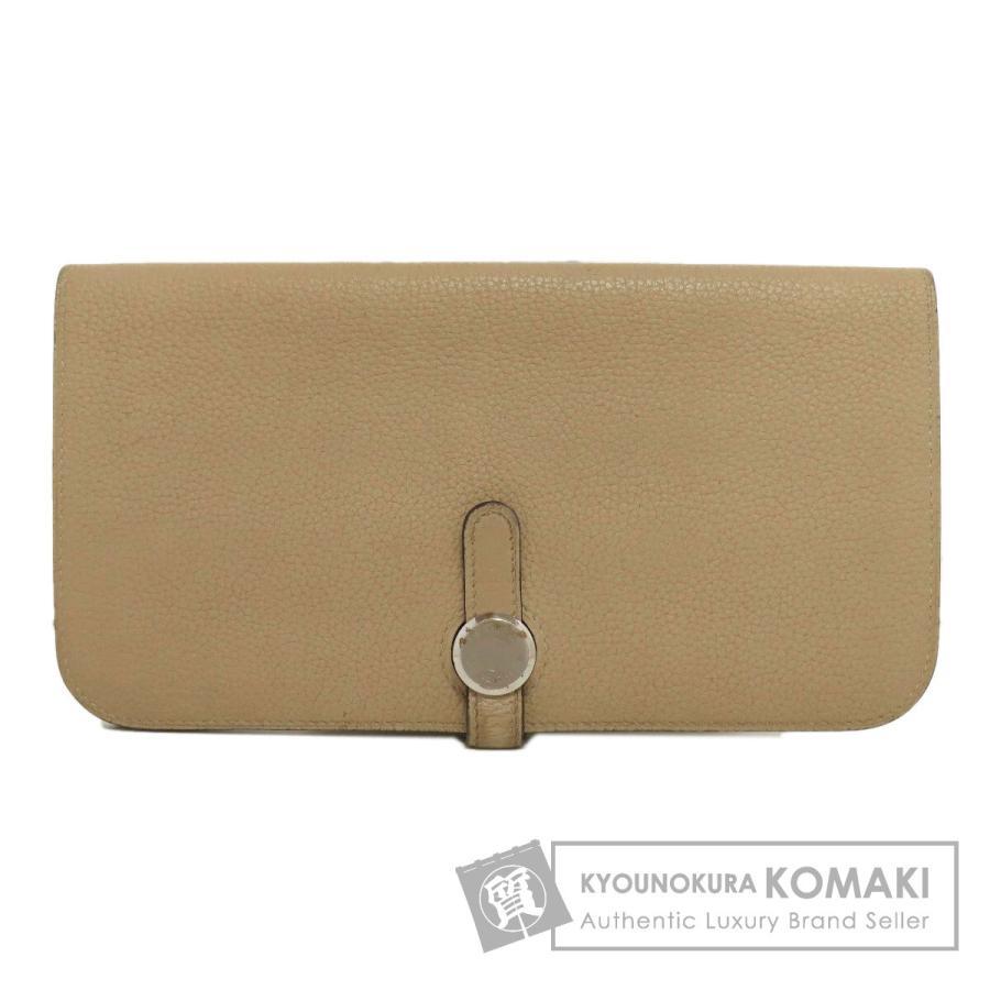 HERMES（エルメス） ドゴンロング シルバー金具 長財布（小銭入れあり